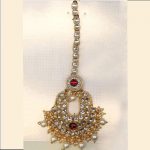 Designer Golden Colour Metal Latest Matha Patti for women