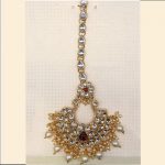 Designer Golden Colour Metal Latest Matha Patti for women