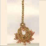 Designer Golden Colour Metal Latest Matha Patti for women