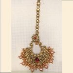 Designer Golden Colour Metal Latest Matha Patti for women