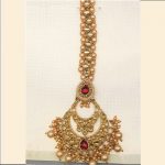 Designer Golden Colour Metal Latest Matha Patti for women