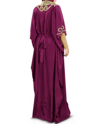 Womens Abaya Purple Color Extraordinary