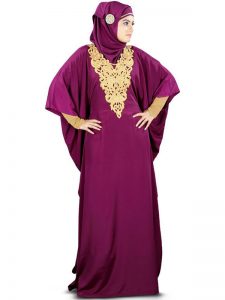 Womens Abaya Purple Color Supercool
