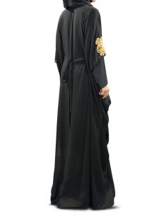 Womens Abaya Unique Black