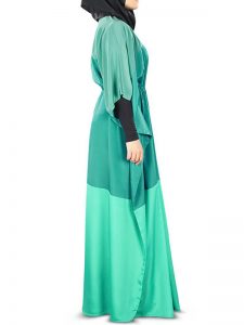Womens Abaya Fancy Blue Color