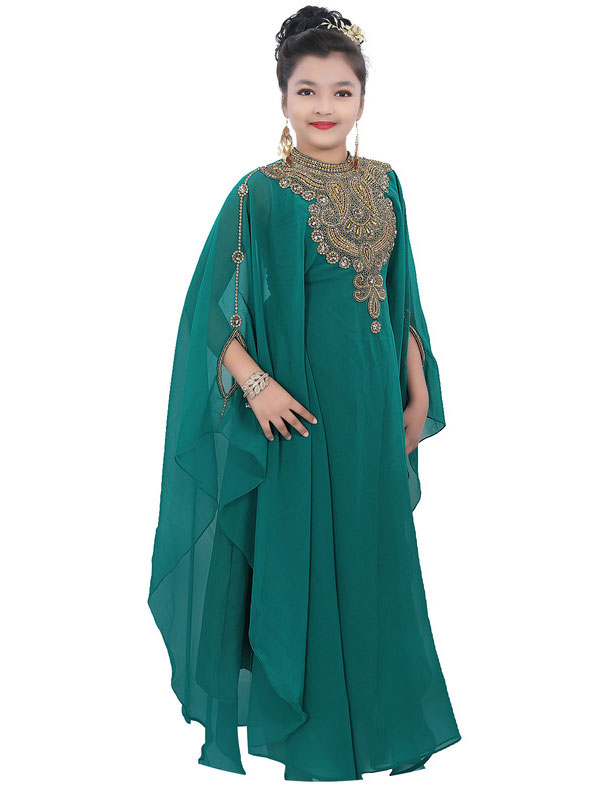 Dubai Morocan Arabic Islamic Kaftan Dress - Zakarto