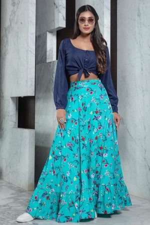 How to Style Lehenga Skirt With A Crop Top For Mehendi Functions –  ShaadiWish