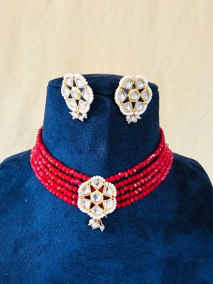 Lightweight Red Beads Necklace