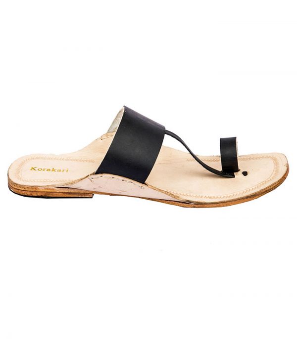 Popular Black Belt Leather Sandal For Men - Zakarto