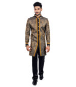 Special Tahra Zari Works Multicolor Indo Western Sherwani