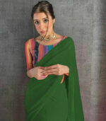 Green Super Hit Designer Bollywood Saree