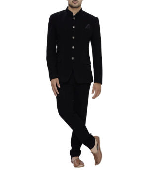 Black Suiting Ceremonial Blazers Suits