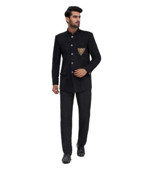 Black Suiting Party Wear Blazers Suits