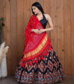 Multicolor New Stylish Designer Digital Printed Work Navratri Chaniya Choli With Dupatta