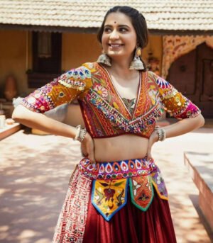 Maroon You Most Trending Heavy Flair Navratri Chaniya Choli