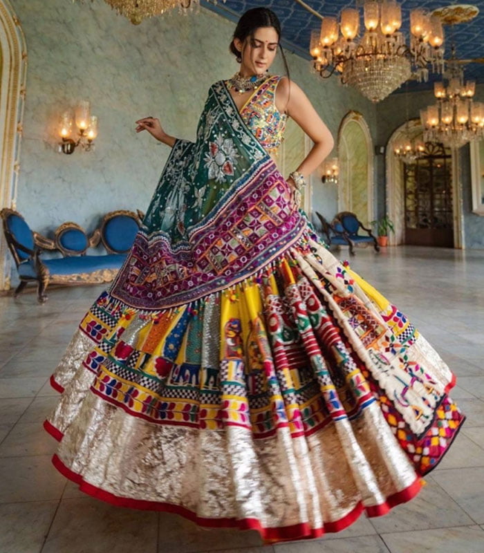 Elegant Stand Out Lehenga Choli Crafted In Multi Colour – Kaleendi