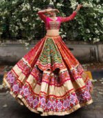 Orange Most Trending Heavy Flair Navratri Chaniya Choli