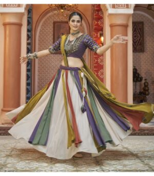 Multicolor Viscose Rayon Na Best Navratri Lehenga Choli