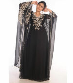 Fancy Popular Modern Kaftan Farasha Maxi Zari Work Vary Fancy Abaya Dress